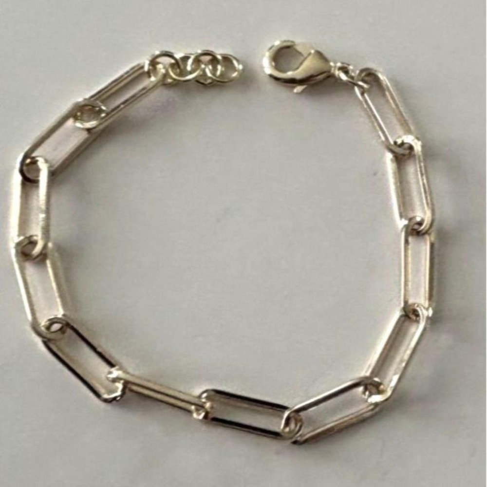 Bracelet Gold Tone Paperclip Link Lobster Clasp New with Tags